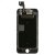 iPhone 6S komplett LCD skärm med smådelar - svart -