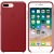Apple Läderskal iPhone 7 Plus 8 Plus Röd
