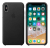 iPhone-X-läderfodral-svart