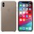 Apple iPhone XS Max Original Läderskal, Mullvadsgrå