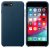 Apple iPhone 7 Plus Läderskal Original - Kosmosblå
