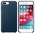 Apple iPhone 8 Plus / 7 Plus Läderskal Original - Kosmosblå