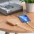 Powerbank Magnetisk med Trådlös Laddning 10000 mAh Rosa