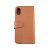 revlon iphone x xs plånboksfodral tpu pu artificiellt läder 6st kortfack färg gyllenbrun