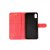 iphone xs max pu läderfodral extra kortfack röd