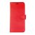 iphone xs max pu läderfodral extra kortfack röd