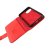 rvelon iphone 12 mini genuint plånboksfodral röd äkta läder läderfodral mobil skydd hög kvalitet