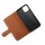 rvelon iphone 13 pro max magnetiskt plånboksfodral TPU PU artificiellt läder 4st kortfack gyllenbrun färg