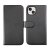 rvelon iphone 14 magnet plånboksfodral 3 kortfack 1 kontaktfack tpu avtagbart skal pu läder svart