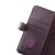rvelon iphone 14 plus plånboksfodral i genuint äkta läder med magnet 3 kortfack 1 kontantfack lila
