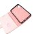 rvelon iphone x xs plånboksfodral tillverkat av äkta genuint läder hög kvalitet rosa färg 4st kortfack pu tpu