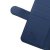 rvelon rv iphone 12 pro magnetisk pu artificiellt helt veganskt läderfodral 4st kortfack blå