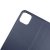 rvelon rv iphone 12 pro magnetisk pu artificiellt helt veganskt läderfodral 4st kortfack blå