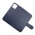 rvelon rv iphone 12 pro magnetisk pu artificiellt helt veganskt läderfodral 4st kortfack blå