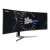 Samsung C49RG90SSR 49 tum 5120x1440 HDMI DisplayPort 120Hz QLED DisplayHDR1000 AMD FreeSync Premium gaming monitor 1800R böjd bi