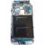 Samsung Galaxy I9500 S4 Metalchassi Baksida Reservdel Silver
