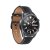 samsung galaxy watch3 4G LTE genuint premiumläder armband rostfritt stål 45 mm svart