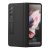 Samsung Galaxy Z Fold3 Vikbart Läderfodral Svart