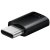 Samsung Original Micro-USB till USB-C Adapter Svart GH96-11381A