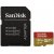 sandisk 32gb minneskort micro sdhc extreme adapter