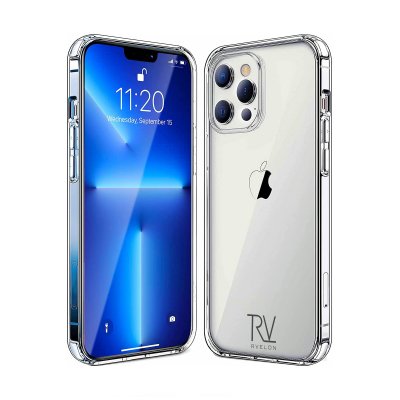 iPhone 14 Pro Stöttåligt Skal RV - Transparent
