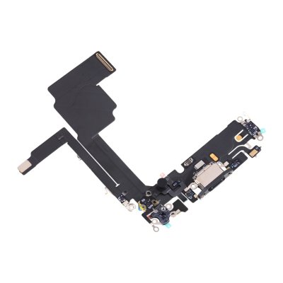 iPhone 15 Pro Laddkontakt med Flexkabel - Svart
