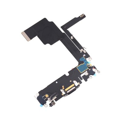 iPhone 15 Pro Laddkontakt med Flexkabel - Svart
