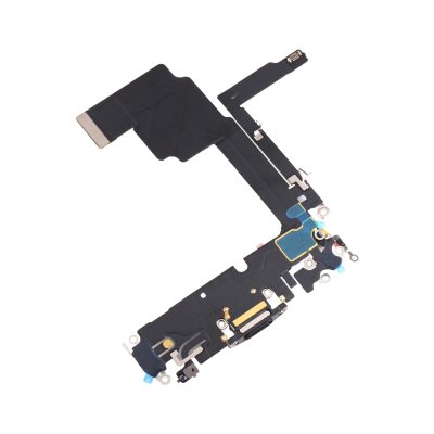 iPhone 15 Pro Laddkontakt med Flexkabel - Svart
