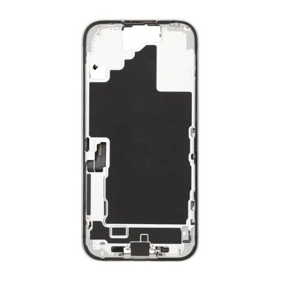 iPhone 16 Mittenram med smådelar - Vit OEM