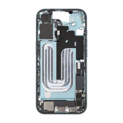 iPhone 16 Mittenram med smådelar - Grön OEM
