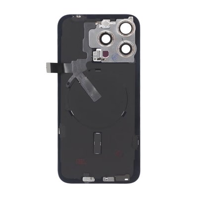 iPhone 15 Pro Max Baksida Glas Komplett OEM - Naturlig Titan