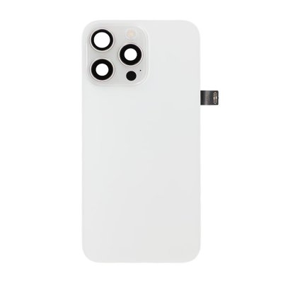 iPhone 15 Pro Max Baksida Glas Komplett OEM - Titanvit