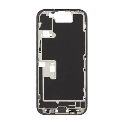 Mittenram med smådelar för iPhone 16 Pro - Vitt Titan OEM