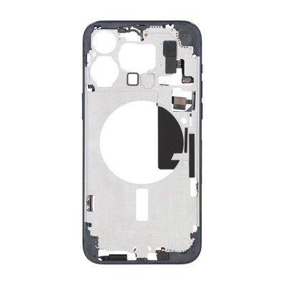 iPhone 15 Pro Max Mittenram med smådelar OEM - Titanblå
