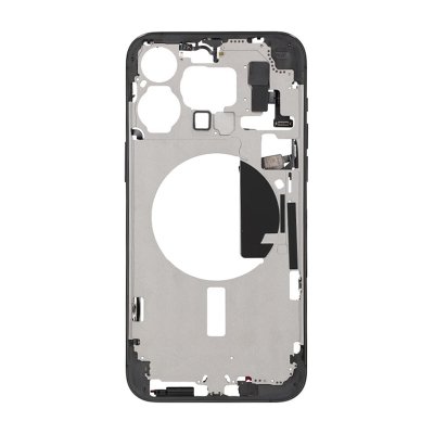 iPhone 15 Pro Max Mittenram med smådelar OEM - Titansvart