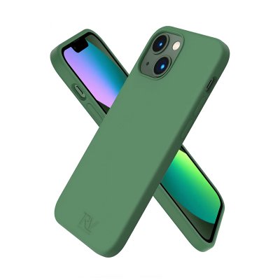 iPhone 14 Plus Silikonskal RV - Grön