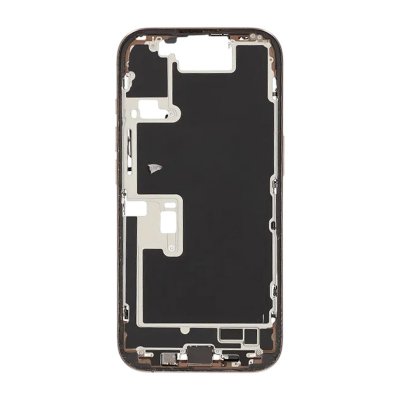 Mittenram med smådelar för iPhone 16 Pro - Sandfärgad Titan OEM