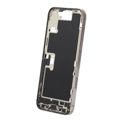 iPhone 16 Pro Max Mittenram med smådelar - Naturlig Titan OEM