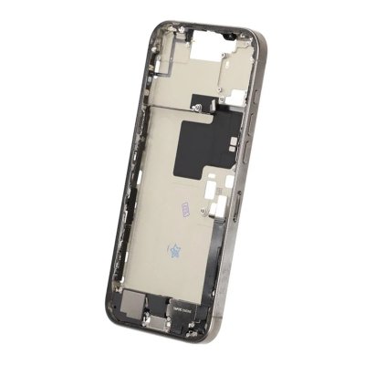 iPhone 16 Pro Max Mittenram med smådelar - Naturlig Titan OEM