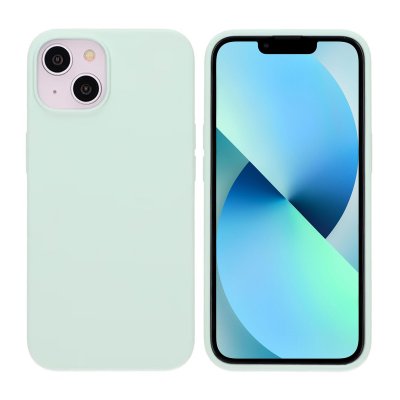 iPhone 14 Mobilskal Silikon RV - Grön