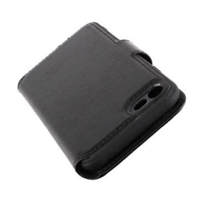 iPhone 7/8/SE2020 TPU Läderfodral Ställ RV - Minificka - Svart
