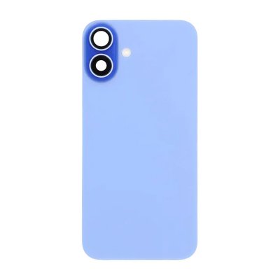 iPhone 16 Plus Baksida Glas Komplett OEM - Blå