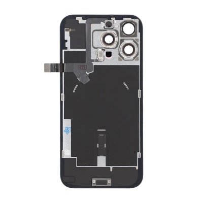 iPhone 16 Pro Max Baksida Glas Komplett OEM - Naturlig Titan
