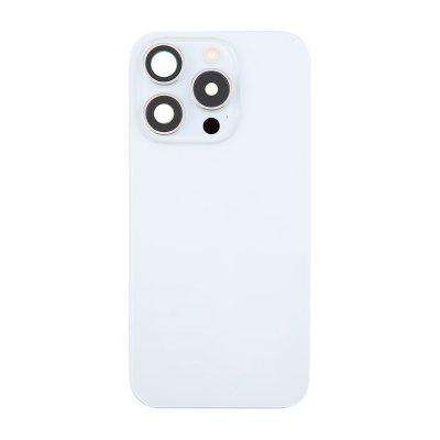 iPhone 16 Pro Max Baksida Glas Komplett OEM - Vit Titan