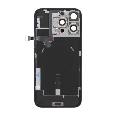 iPhone 16 Pro Max Baksida Glas Komplett OEM - Vit Titan