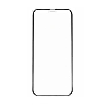 iPhone 12 / 12 Pro Skärmskydd Kurvat Heltäckande - Svart
