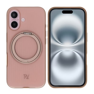 iPhone 16 RV Skal Roterande Magnet Stativ - Brons