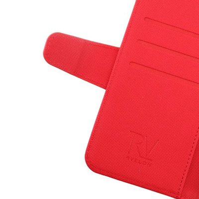 iPhone 12/12 Pro Plånboksfodral med Extra Kortfack - Röd