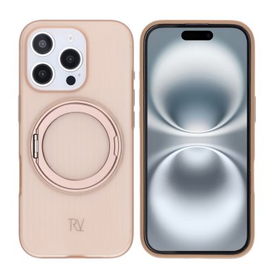 iPhone 16 Pro Max RV Skal Roterande Magnet Stativ - Brons