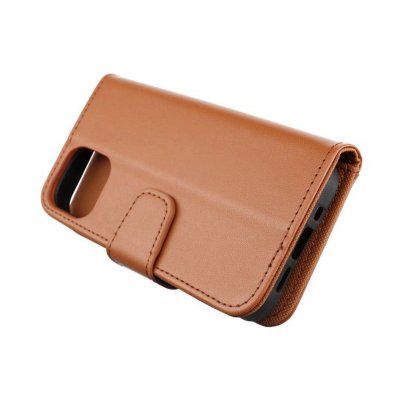 iPhone 13 Pro Plånboksfodral med Extra Kortfack - Guldbrun